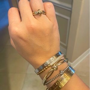 Set Diamond Baguette Bracelet & Diamond Banquette Ring.